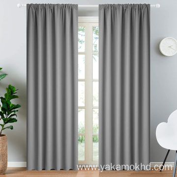 Rod Pocket Blackout Curtains 84 Inch Long